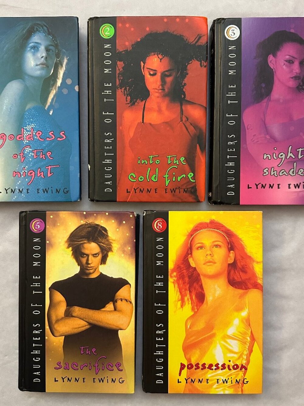 5 Daughters of The Moon Series Books by Lynne Ewing / Books 1, 2, 3, 5 and 8